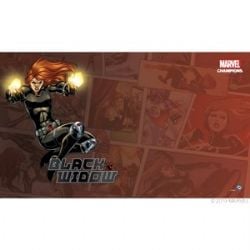 MARVEL CHAMPIONS : THE CARD GAME -  GAME MAT BLACK WIDOW (61CM X 30CM)